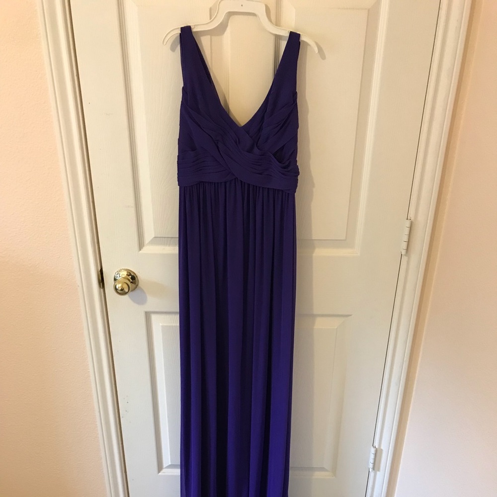 Purple bridesmaid dress